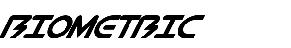 BioMetric font preview
