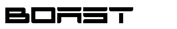 Boast font preview
