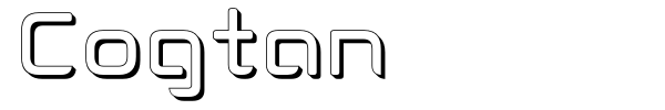 Cogtan font preview