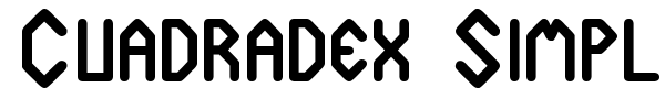 Cuadradex Simple ST fuente