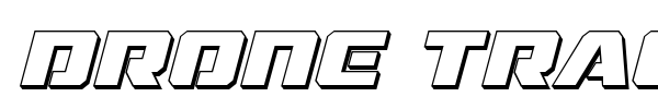 Drone Tracker font preview