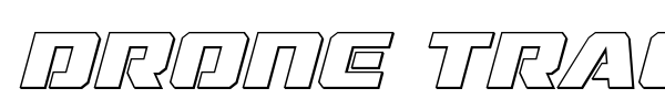 Drone Tracker font preview