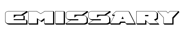 Emissary font preview