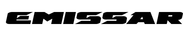 Emissary font preview