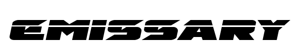Emissary font preview