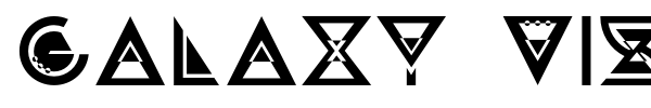 Galaxy Visitors font preview