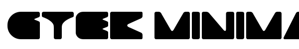 Gtek Minimal fuente