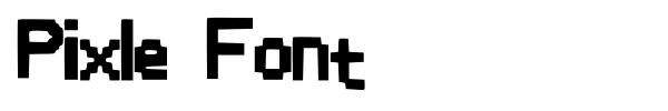 Pixle Font fuente