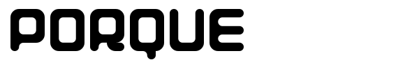 Porque font preview