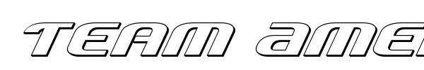 Team America font preview