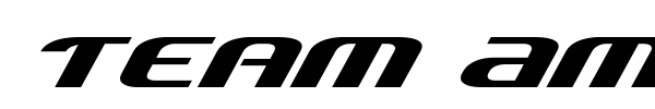 Team America font preview