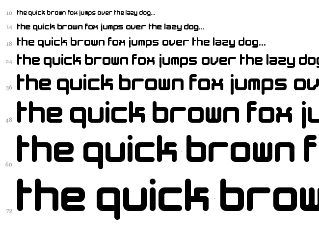 The Hummel Font font waterfall