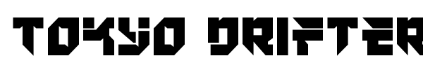 Tokyo Drifter font preview
