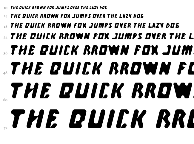 Yellow font waterfall