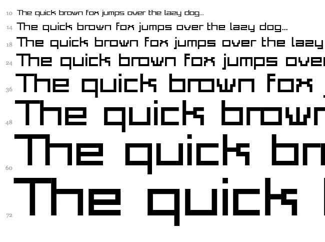 Adelphi Plain font waterfall