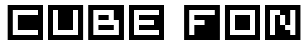 Cube Font fuente