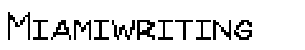 Miamiwriting fuente