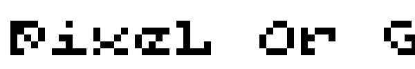 Pixel Or GTFO fuente