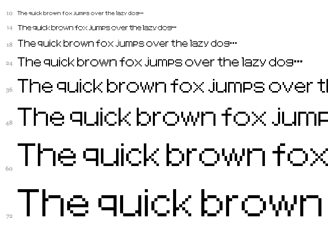 SMT: Devil Survivor font waterfall
