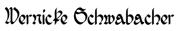 Wernicke Schwabacher fuente