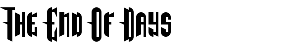The End Of Days fuente