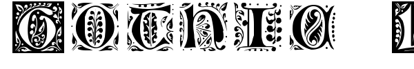 Gothic Leaf font preview