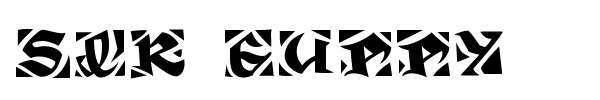 Sir Guppy font preview
