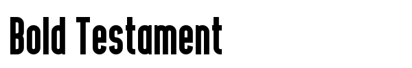 Bold Testament fuente