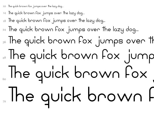 Bowhouse font waterfall