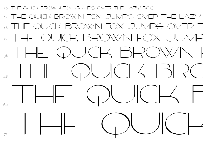 Firty font waterfall