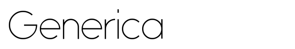 Generica fuente