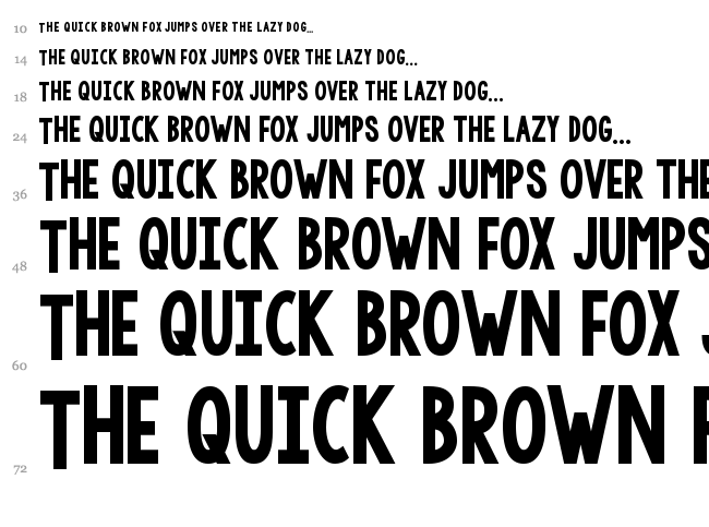 KG Let Her Go font waterfall