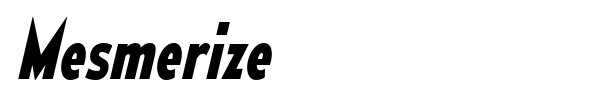 Mesmerize font preview