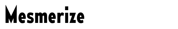 Mesmerize font preview