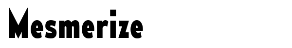 Mesmerize font preview