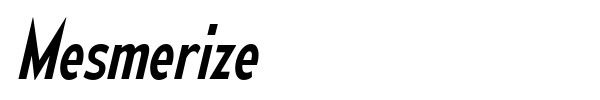 Mesmerize font preview