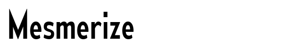 Mesmerize font preview