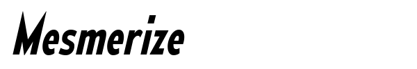 Mesmerize font preview