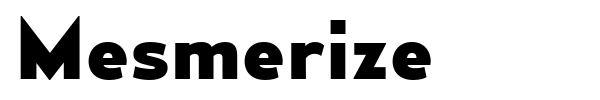Mesmerize font preview