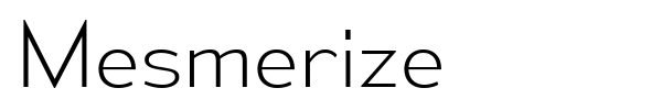 Mesmerize font preview