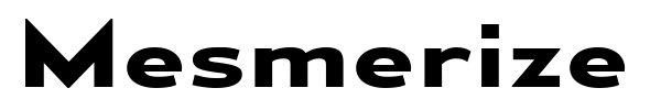 Mesmerize font preview