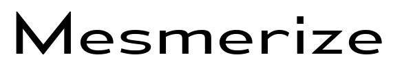 Mesmerize font preview