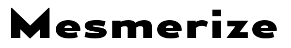 Mesmerize font preview