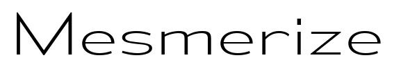 Mesmerize font preview