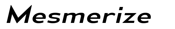 Mesmerize font preview