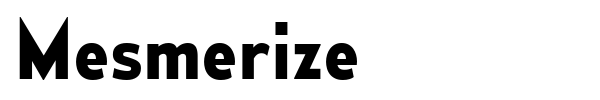 Mesmerize font preview