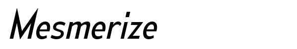 Mesmerize font preview