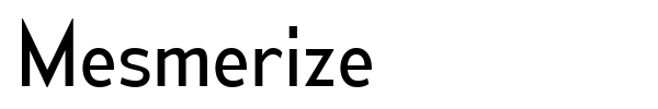 Mesmerize font preview