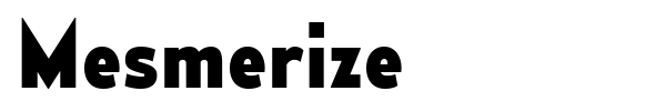 Mesmerize font preview