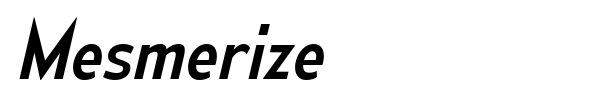 Mesmerize font preview